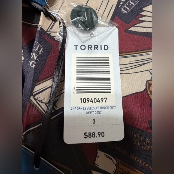 NWT Torrid Harry Potter Bellsleeve Textbook Coat - Torrid Size 3 (22-24) - Picture 14 of 16